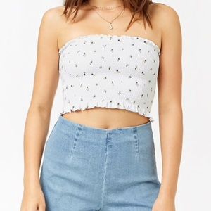 Floral Smocked Tube Top *FINAL PRICE*